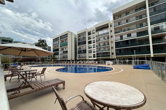 Área comum - Piscina de apartamento para alugar com 3 quartos, 99m² em Aos 4, Brasília