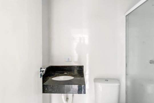 Banheiro de apartamento para alugar com 2 quartos, 40m² em Vila Sao Francisco, São Paulo