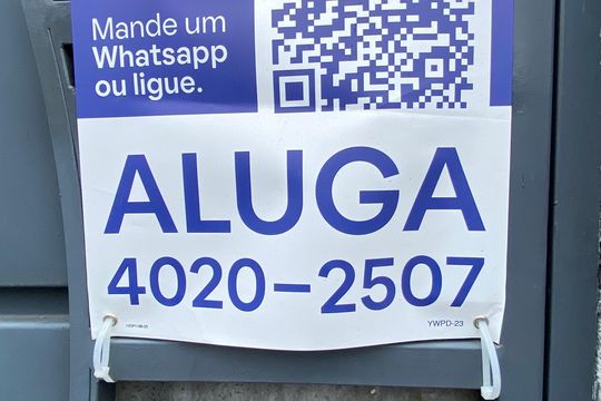 Placa de apartamento para alugar com 2 quartos, 40m² em Vila Sao Francisco, São Paulo
