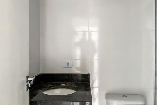 Banheiro de apartamento para alugar com 2 quartos, 40m² em Vila Sao Francisco, São Paulo