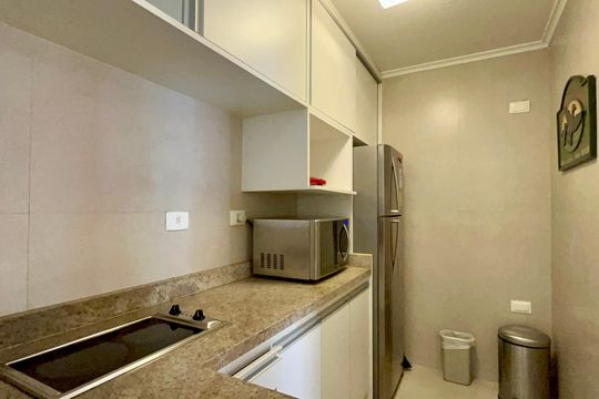 Cozinha de apartamento para alugar com 2 quartos, 60m² em Cerqueira César, São Paulo