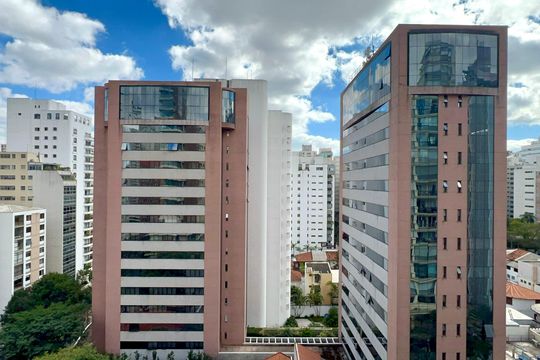 Vista da Varanda de apartamento para alugar com 2 quartos, 60m² em Cerqueira César, São Paulo