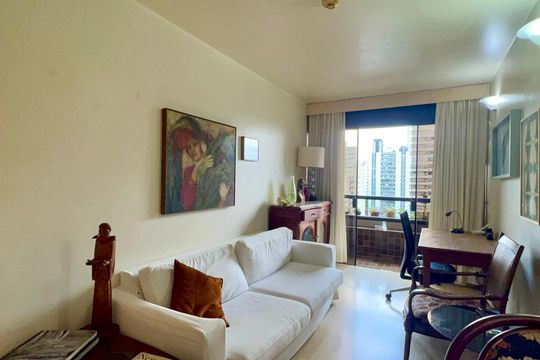 Sala de apartamento para alugar com 1 quarto, 45m² em Pinheiros, São Paulo