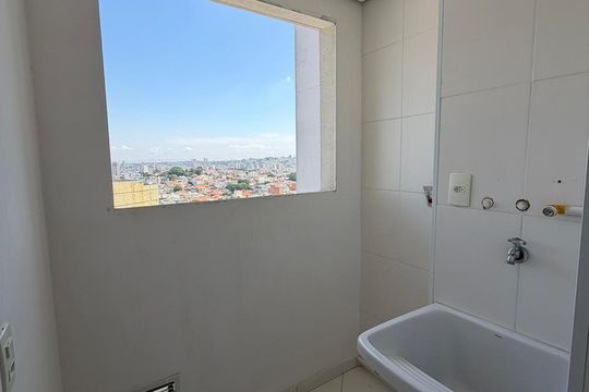Área de serviço de apartamento à venda com 2 quartos, 51m² em Vila Curuçá, Santo André