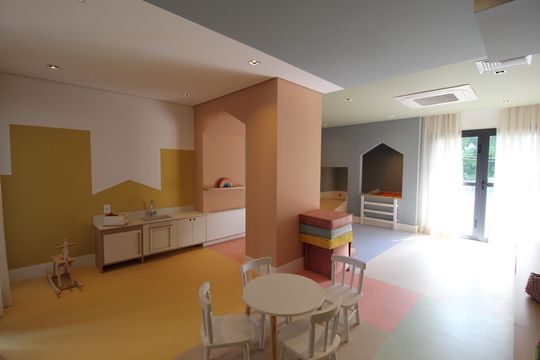 Área Comum - Brinquedoteca de apartamento para alugar com 1 quarto, 30m² em Moema, São Paulo