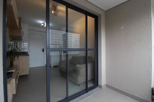 Varanda de apartamento para alugar com 1 quarto, 30m² em Moema, São Paulo