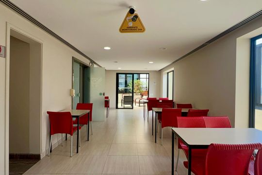 Área comum de kitnet/studio para alugar com 1 quarto, 30m² em Jardim Paulista, São Paulo