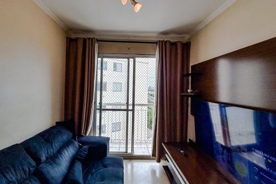 Sala de apartamento à venda com 2 quartos, 49m² em Vila Guilhermina, São Paulo