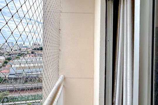 Varanda de apartamento à venda com 2 quartos, 49m² em Vila Guilhermina, São Paulo