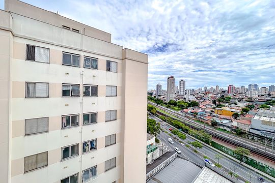Vista da Varanda de apartamento à venda com 2 quartos, 49m² em Vila Guilhermina, São Paulo