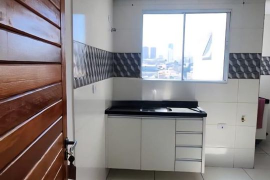 Sala/Cozinha de apartamento para alugar com 2 quartos, 40m² em Chácara Belenzinho, São Paulo