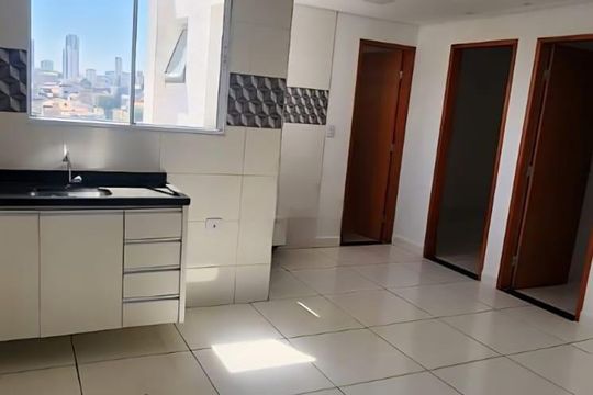 Sala/Cozinha de apartamento para alugar com 2 quartos, 40m² em Chácara Belenzinho, São Paulo