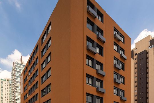 Fachada de apartamento à venda com 3 quartos, 100m² em Vila Olímpia, São Paulo