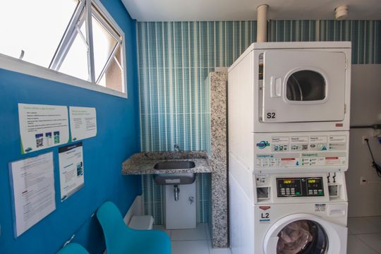 Lavanderia de apartamento à venda com 1 quarto, 36m² em Tamboré, Barueri