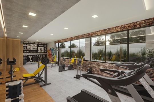 Área externa de apartamento à venda com 3 quartos, 65m² em Vila Assunção, Santo André