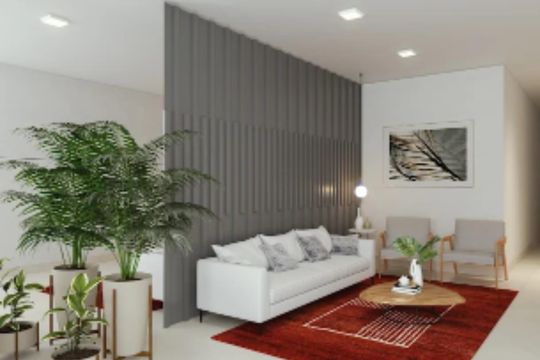 Área externa de apartamento à venda com 3 quartos, 65m² em Vila Assunção, Santo André