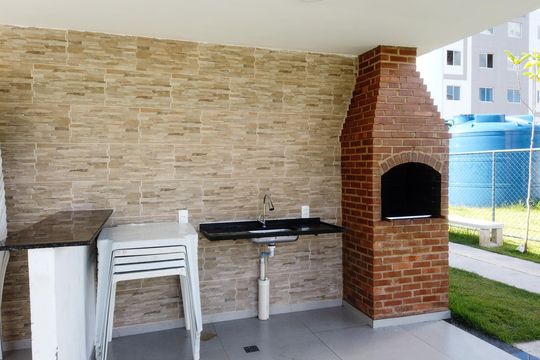 Área comum - Churrasqueira de apartamento para alugar com 2 quartos, 41m² em Taquara, Rio de Janeiro