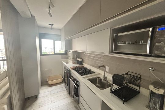 Cozinha de apartamento à venda com 2 quartos, 55m² em Jardim Sao Paulo(zona Norte), São Paulo