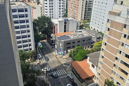 Área externa de apartamento para alugar com 1 quarto, 46m² em Perdizes, São Paulo