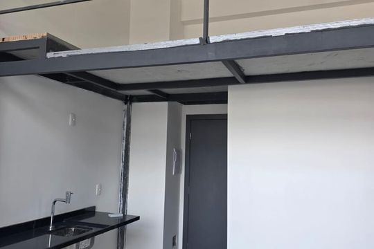 Cozinha de apartamento para alugar com 1 quarto, 46m² em Perdizes, São Paulo