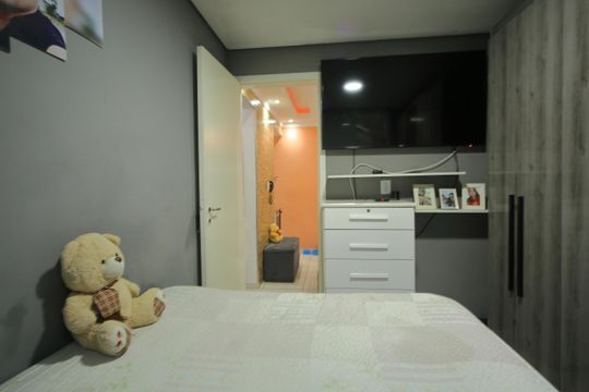 Quarto 2  de apartamento à venda com 2 quartos, 43m² em Alto Industrial, São Bernardo do Campo