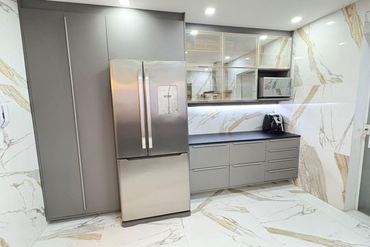 Cozinha de casa de condomínio à venda com 3 quartos, 232m² em Freguesia (Jacarepaguá), Rio de Janeiro