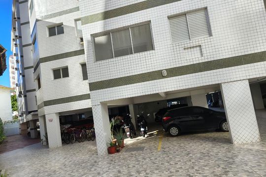 Área externa de apartamento para alugar com 1 quarto, 51m² em Guilhermina, Praia Grande
