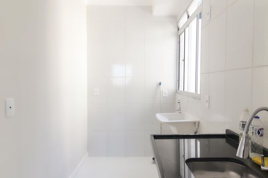 Cozinha - Área de Serviço de apartamento à venda com 2 quartos, 39m² em Núcleo Lageado, São Paulo