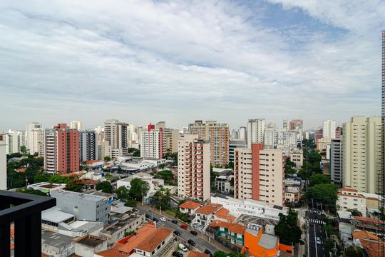 Vista da Churrasqueira de kitnet/studio para alugar com 1 quarto, 29m² em Vila Mariana, São Paulo