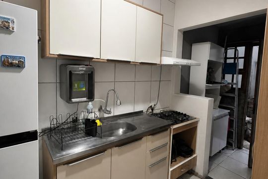 Cozinha de casa à venda com 2 quartos, 45m² em Olaria, Canoas