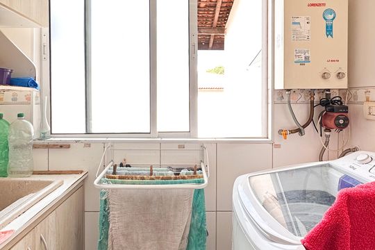 Área de Serviço de apartamento à venda com 3 quartos, 68m² em Demarchi, São Bernardo do Campo