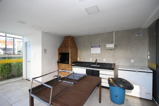 Área comum - Churrasqueira de apartamento à venda com 2 quartos, 50m² em Qi 24, Brasília