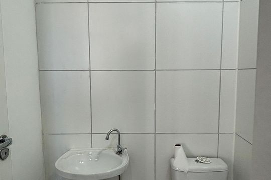 Banheiro de apartamento para alugar com 2 quartos, 37m² em Jardim, Santo André