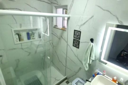 Banheiro de casa de condomínio para alugar com 3 quartos, 195m² em Caxito Pequeno, Maricá