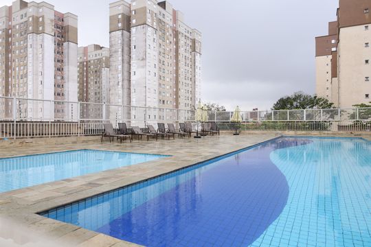 Área comum - Piscina de apartamento para alugar com 2 quartos, 45m² em Colônia (zona Leste), São Paulo