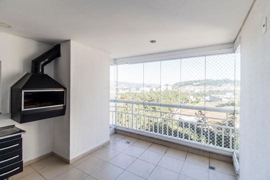 Varanda gourmet de apartamento para alugar com 4 quartos, 123m² em Alphaville, Santana de Parnaíba