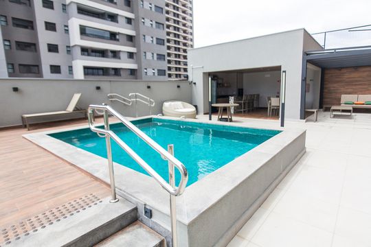 Área Comum - Piscina de apartamento para alugar com 3 quartos, 81m² em Jardim Sul, Uberlândia