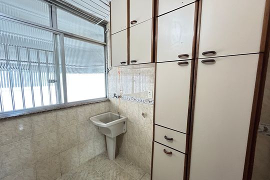Área de Serviço de apartamento à venda com 2 quartos, 58m² em Jardim Sulacap, Rio de Janeiro