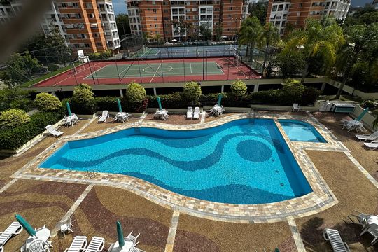 Área comum - Piscina de apartamento à venda com 2 quartos, 105m² em Barra da Tijuca, Rio de Janeiro