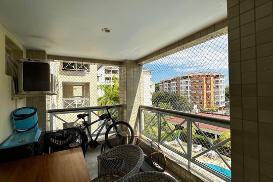 Varanda de apartamento para alugar com 2 quartos, 105m² em Barra da Tijuca, Rio de Janeiro