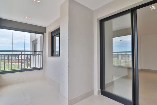 Varanda gourmet de apartamento para alugar com 2 quartos, 86m² em Jardim Sul, Uberlândia