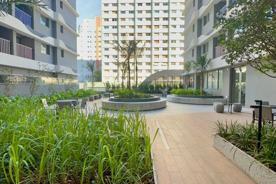 Área comum de kitnet/studio à venda com 1 quarto, 22m² em Pinheiros, São Paulo