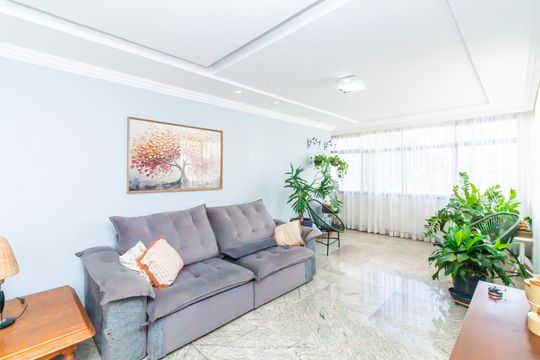 Sala de apartamento à venda com 4 quartos, 163m² em Liberdade, Belo Horizonte