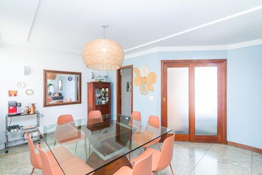 Sala de jantar de apartamento à venda com 4 quartos, 163m² em Liberdade, Belo Horizonte
