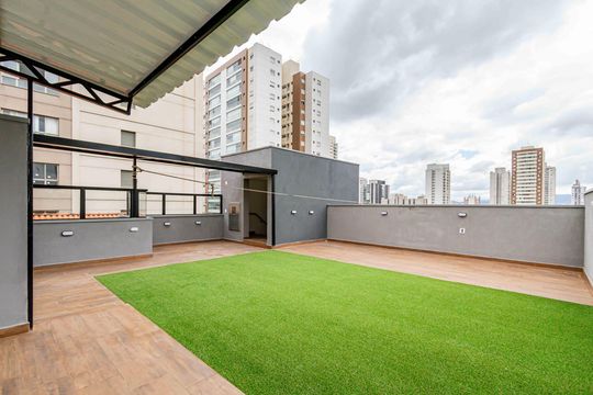 Área comum de kitnet/studio para alugar com 1 quarto, 30m² em Vila Romana, São Paulo
