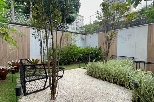 Área comum de kitnet/studio para alugar com 1 quarto, 31m² em Pinheiros, São Paulo