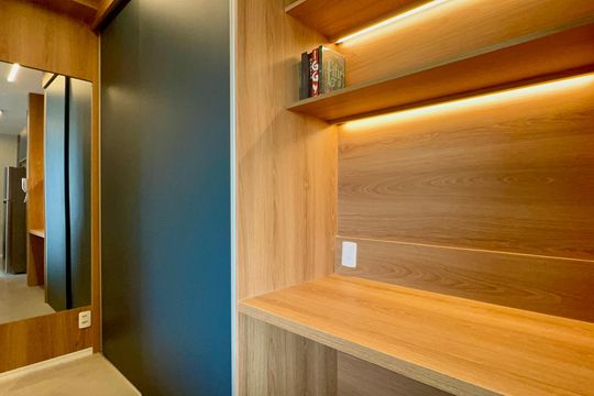 Studio de kitnet/studio para alugar com 1 quarto, 31m² em Pinheiros, São Paulo