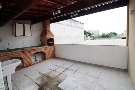 Terraço - Churrasqueira de casa à venda com 2 quartos, 157m² em Irajá, Rio de Janeiro