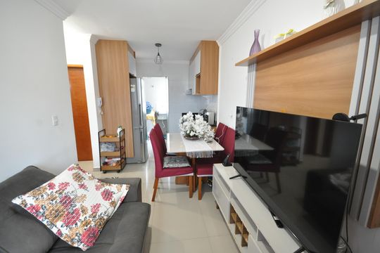 Sala de apartamento para alugar com 2 quartos, 42m² em Vila Gustavo, São Paulo