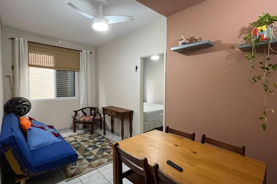 Apartamento para alugar com 1 quarto, 37m² em Embaré, Santos